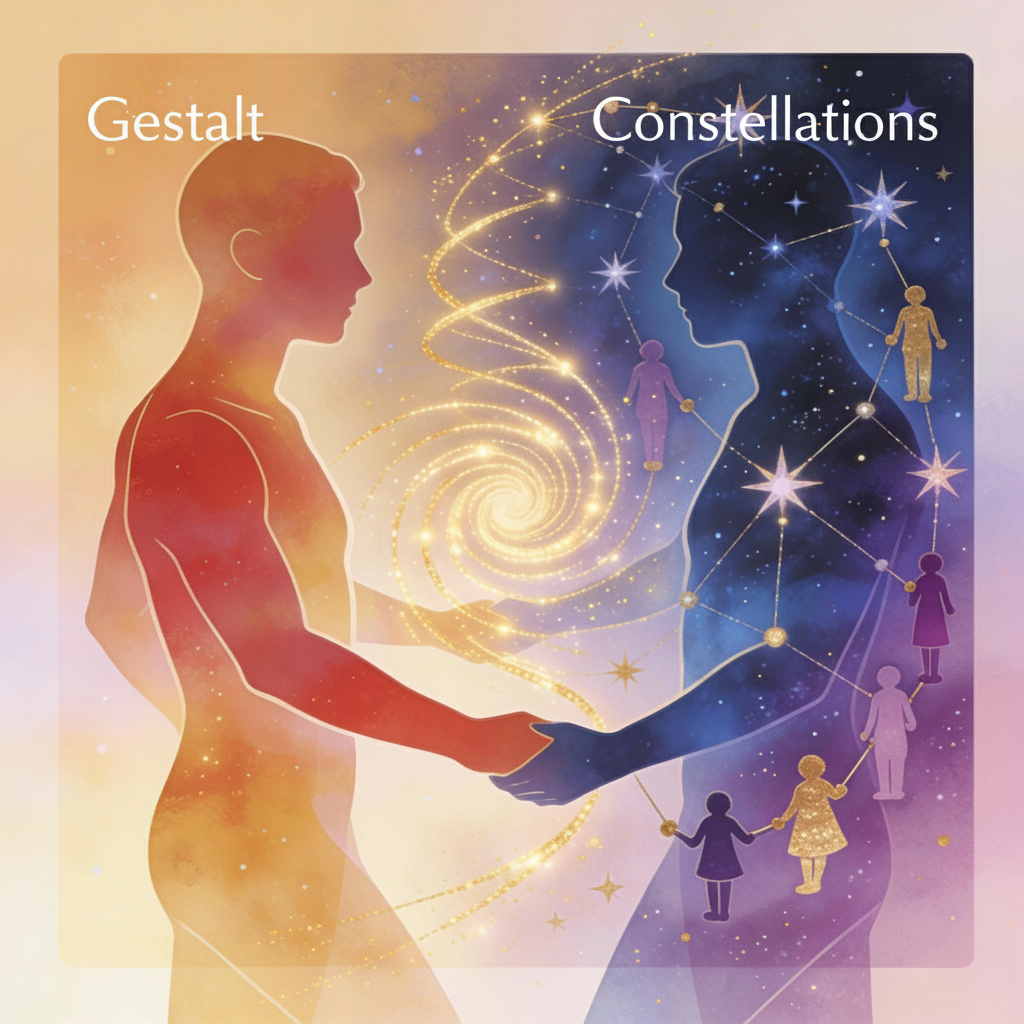 deux personnes face à face qui se regardent