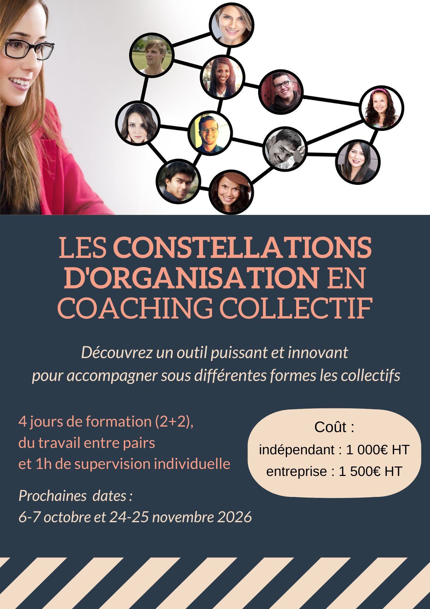affiche constellations d'organisation en collectif recto